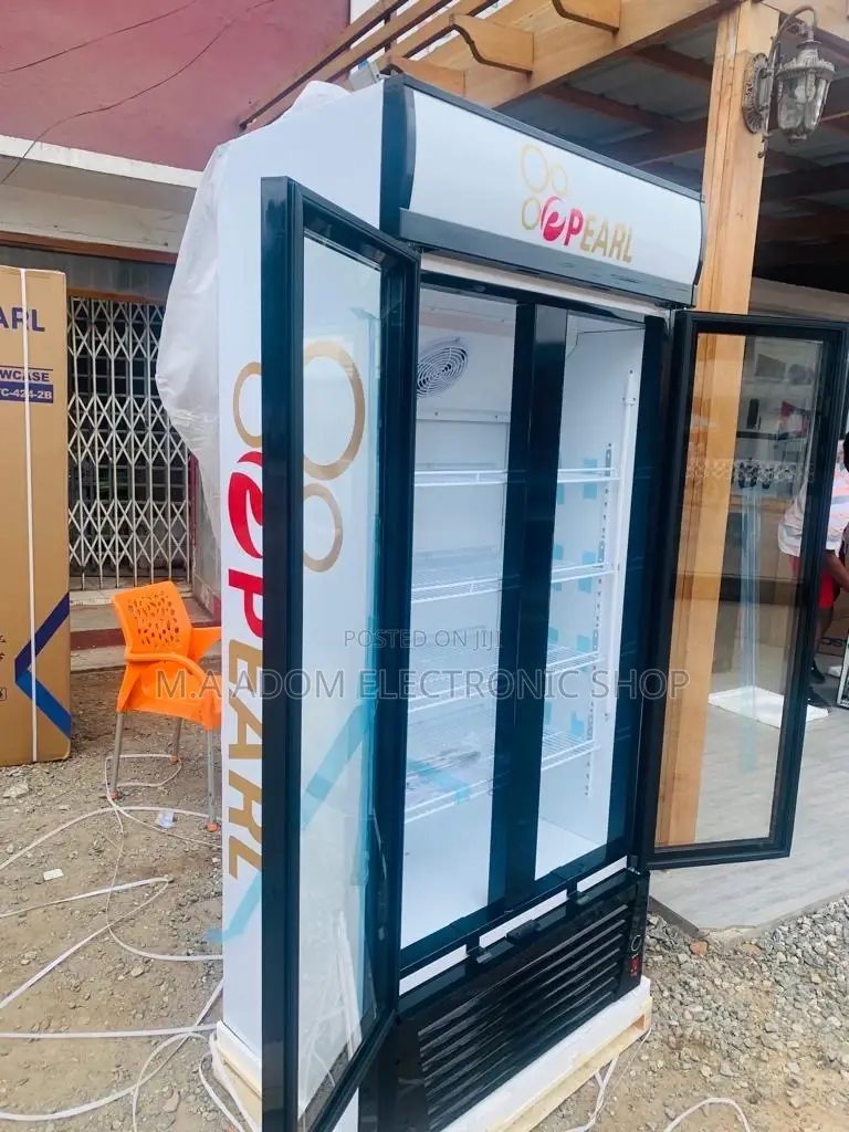 Super Chilling Pearl PVC 622-2b 500ltr 2 Door Display Fridge
