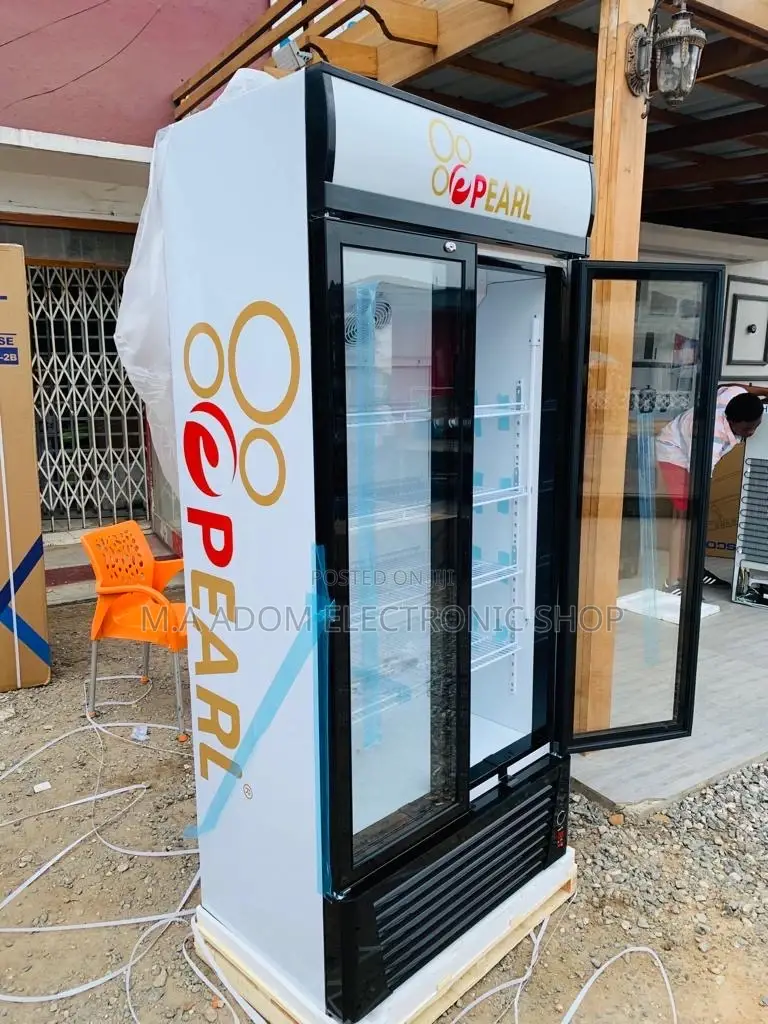 Energy and Cost Saving Pearl 500L PVC 622-2b Display Fridge.