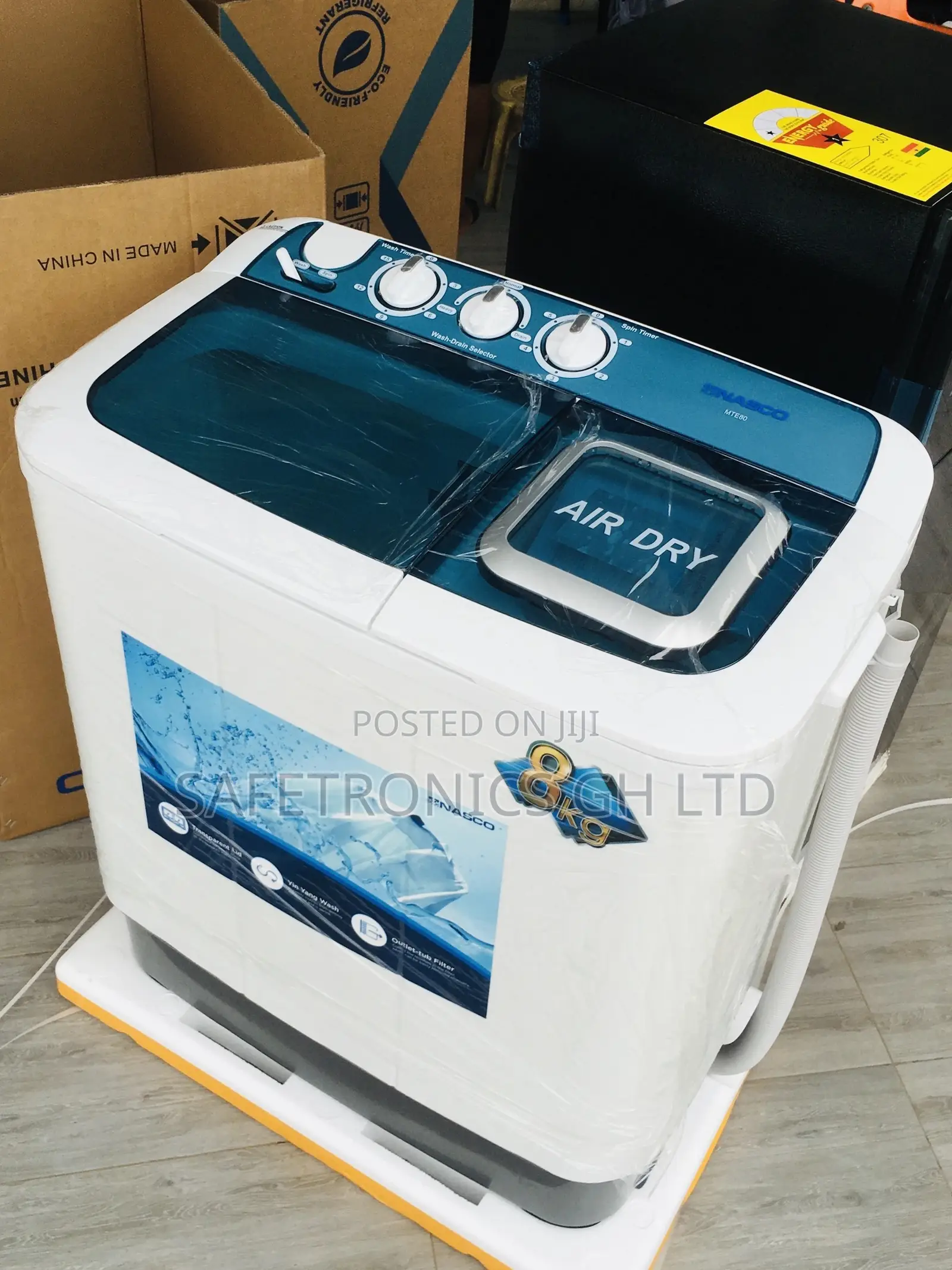 Semiautomatic Nasco Topload 8kg Washingmachine  Twintub