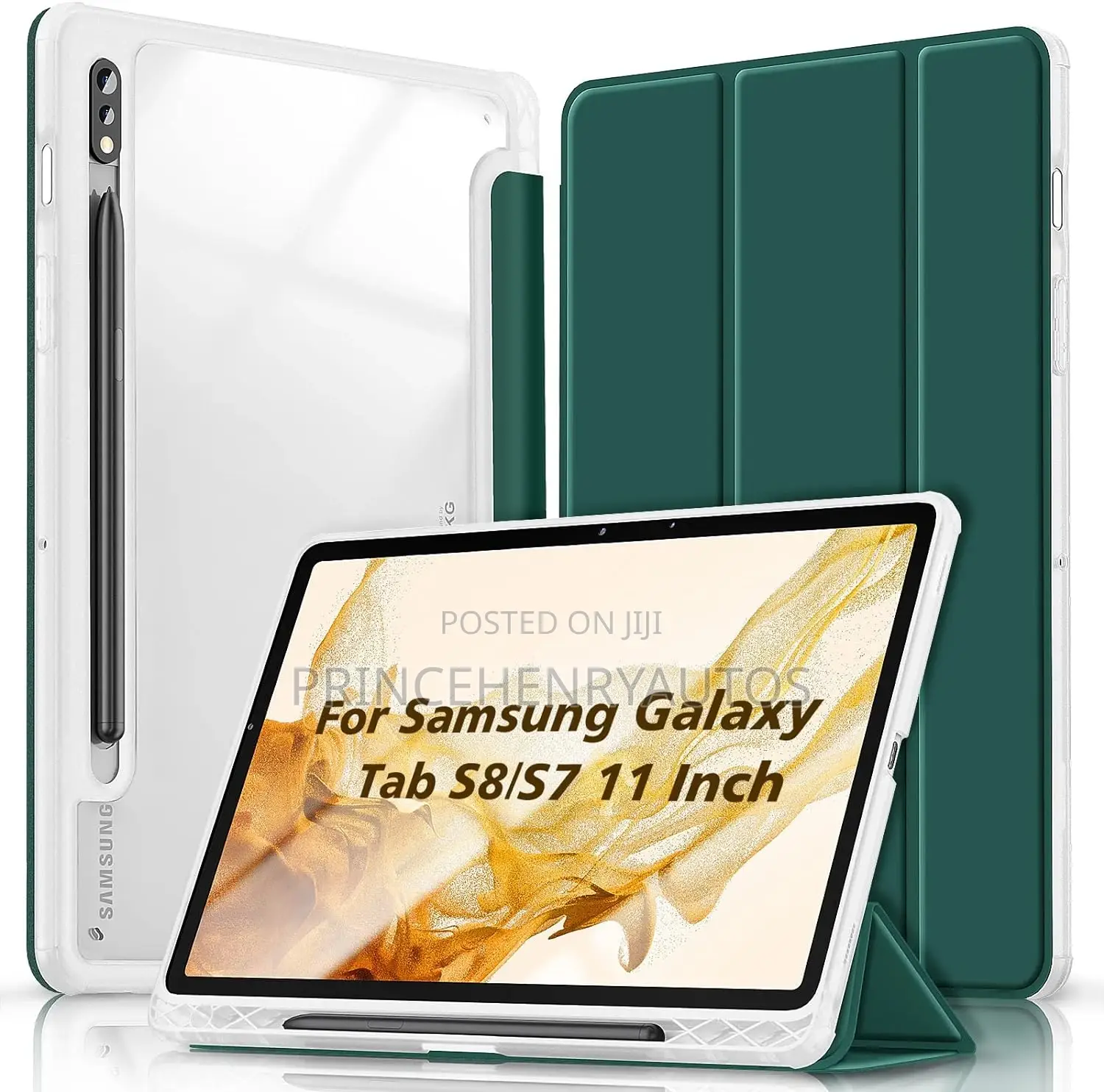 Hoidokly Case For Samsung Tab S8/S7 11" With S-pen Holder