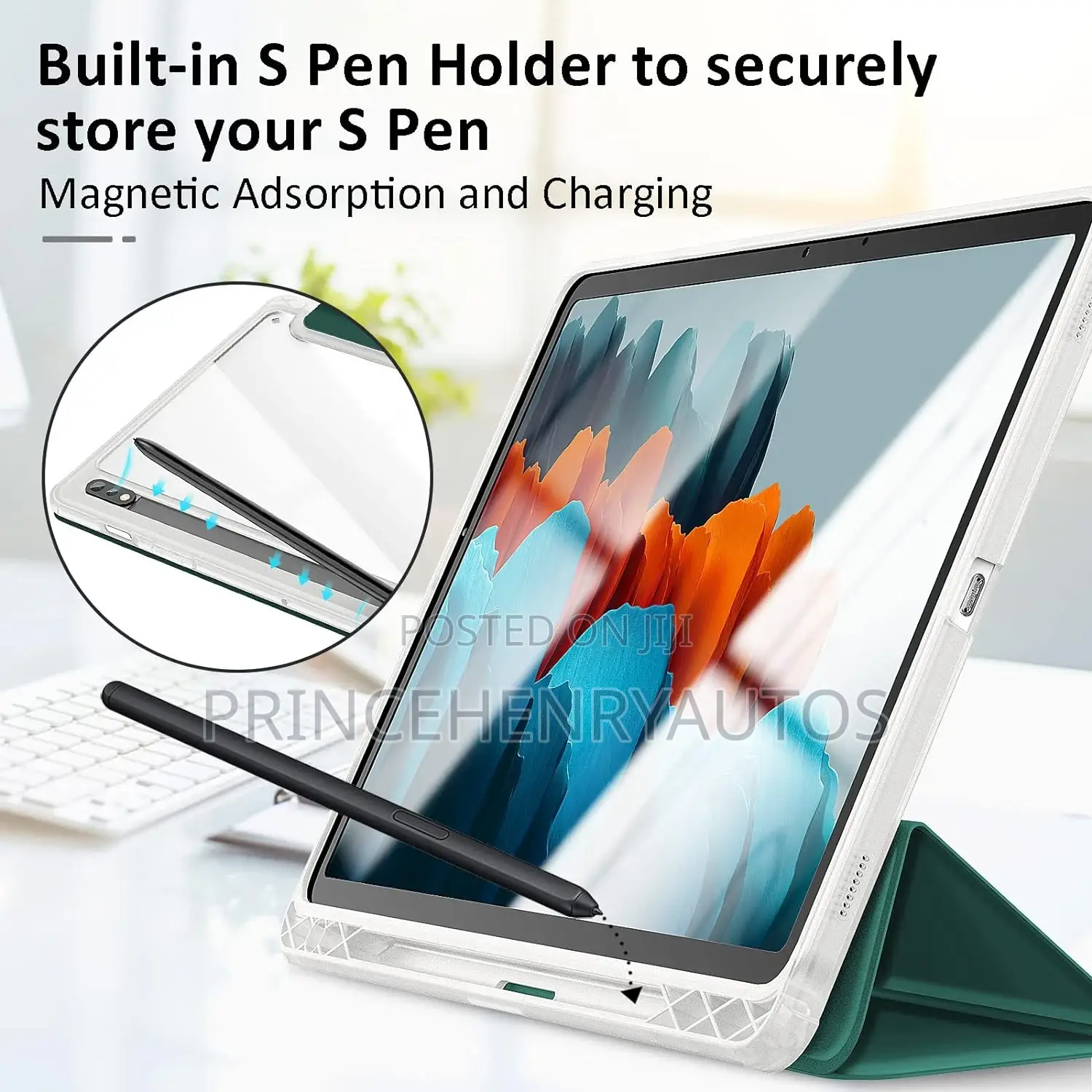 Hoidokly Case For Samsung Tab S8/S7 11" With S-pen Holder