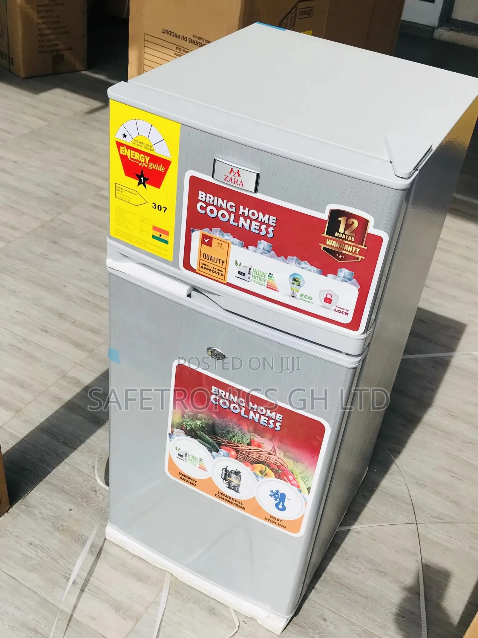 Childlock Topfreezer Gray Doubledoor Zara-14tm Fridge 