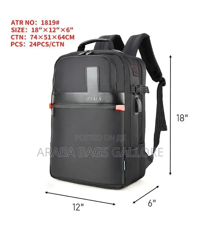 Quality Omaya Backpack for Worker's or Student's