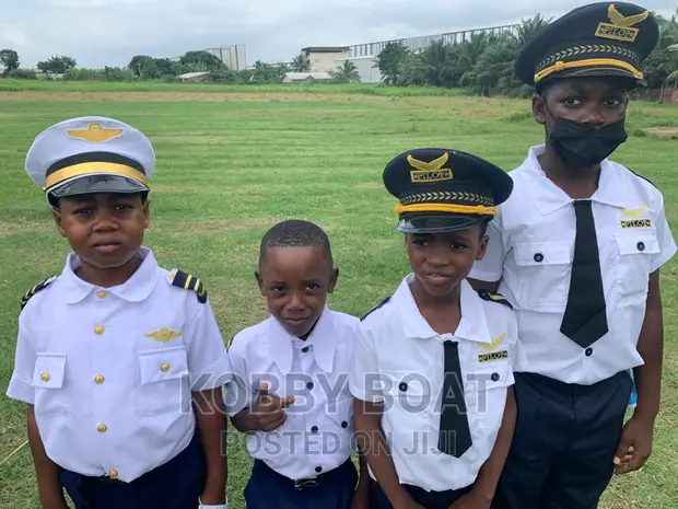 Kids Pilot Navy Career Dress Uniform Custume for Kids