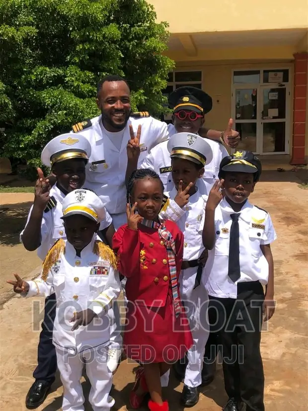 Kids Pilot Navy Career Dress Uniform Custume for Kids in