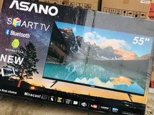LED Glossy Asano 55 Inches Smart UHD Bluetooth Black Tv