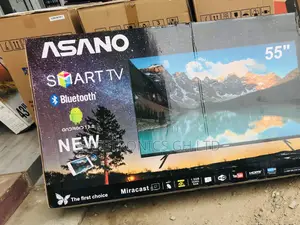 Lastest Asano 55 Inches Glossy LED Smart UHD  Tv