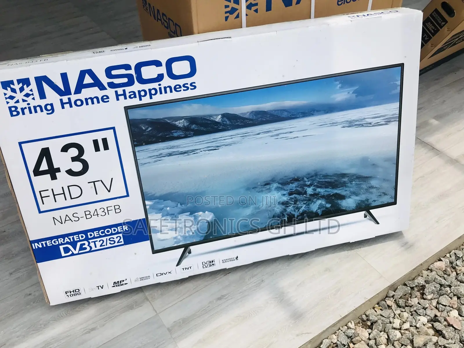 FHD Digital Satellite Glossy LED Nasco 43 Inches Tv 