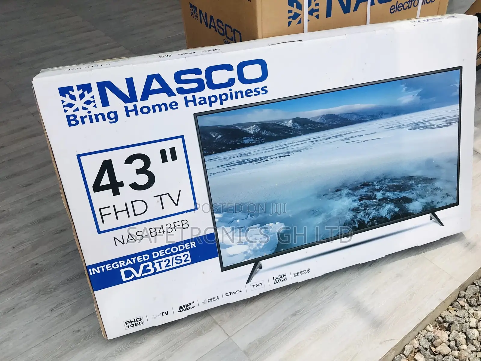 FHD Digital Satellite Glossy LED Nasco 43 Inches Tv 