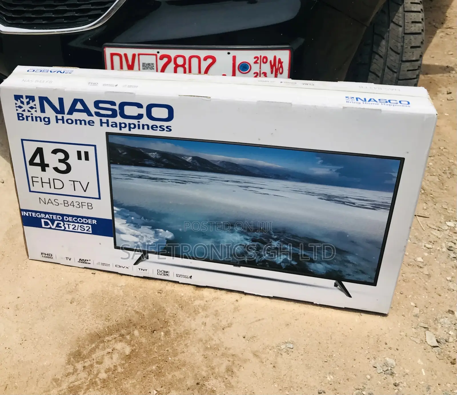  Glossy 43 Inches LED Digital Satellite FHD Nasco Tv