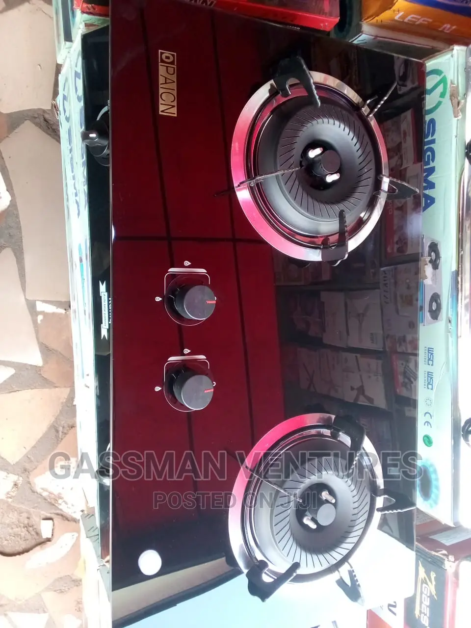 PAICN Premium 2 Burner Kitchen Cabinet / Table Top Stove