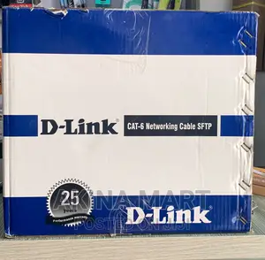 D-Link Cat6 Networking Cable SFTP 23 AWG Grey Color
