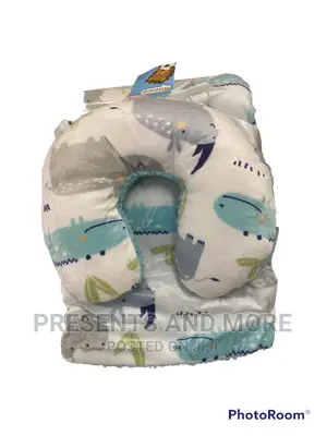 Customized Baby Blanket and Travel Pillow Set