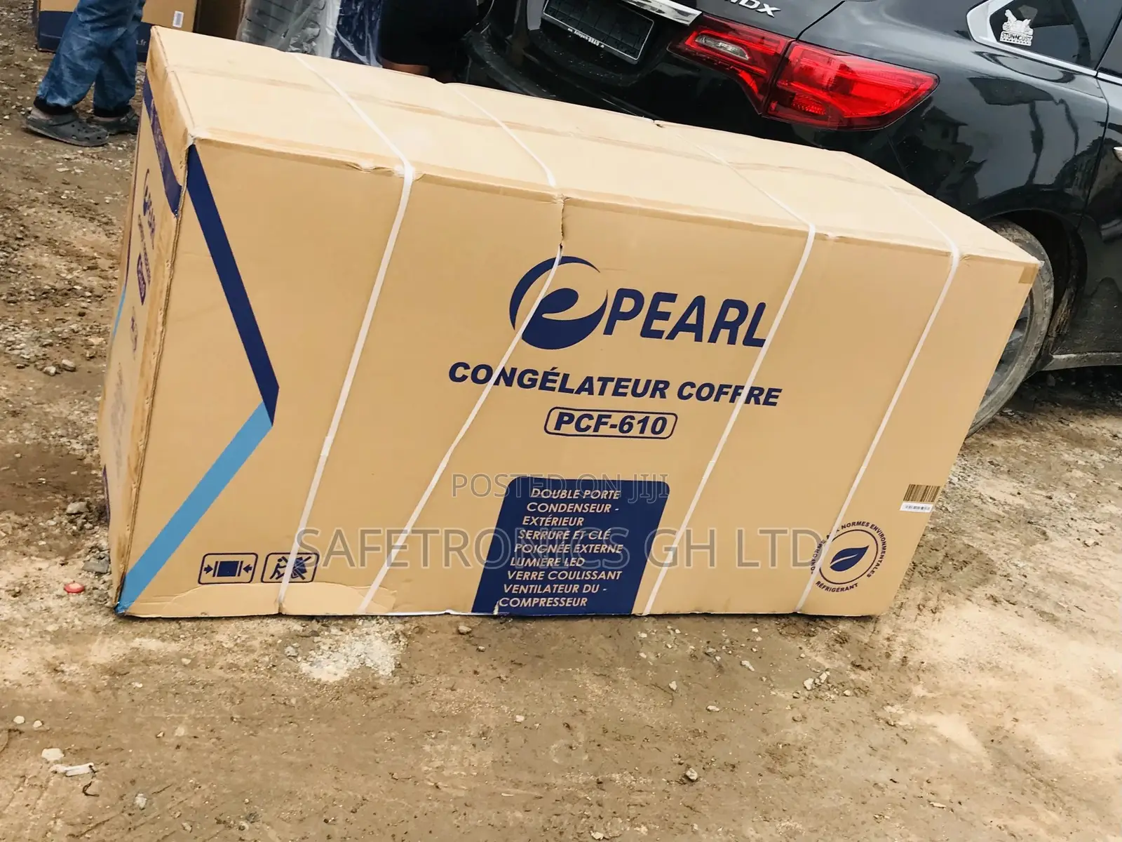 Defrost Chest Freezer PCF-610 Doubledoor 518 Liters Pearl
