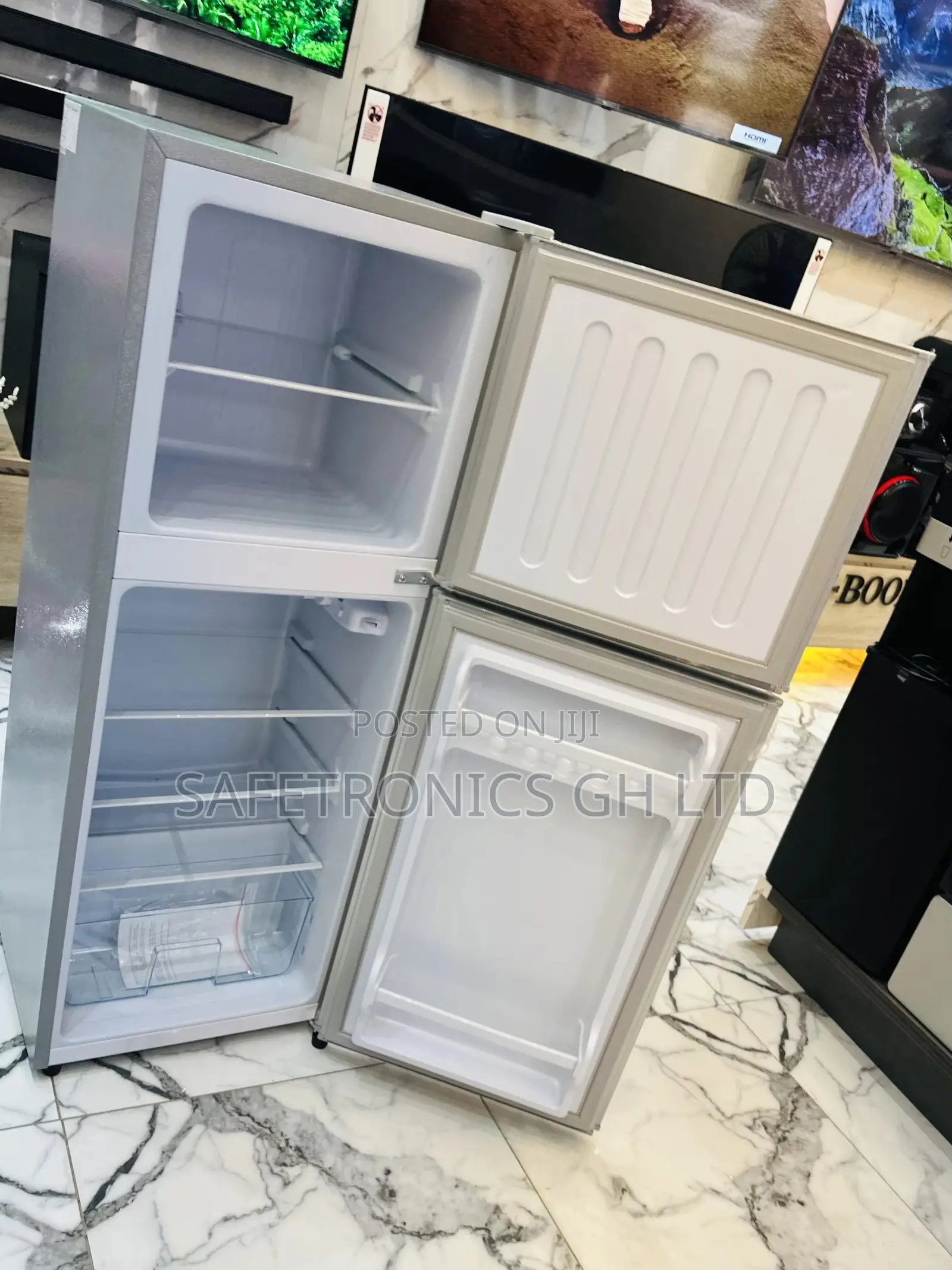 Topfreezer Doubledoor Nascof2-16fl Neat Fridge Gray 