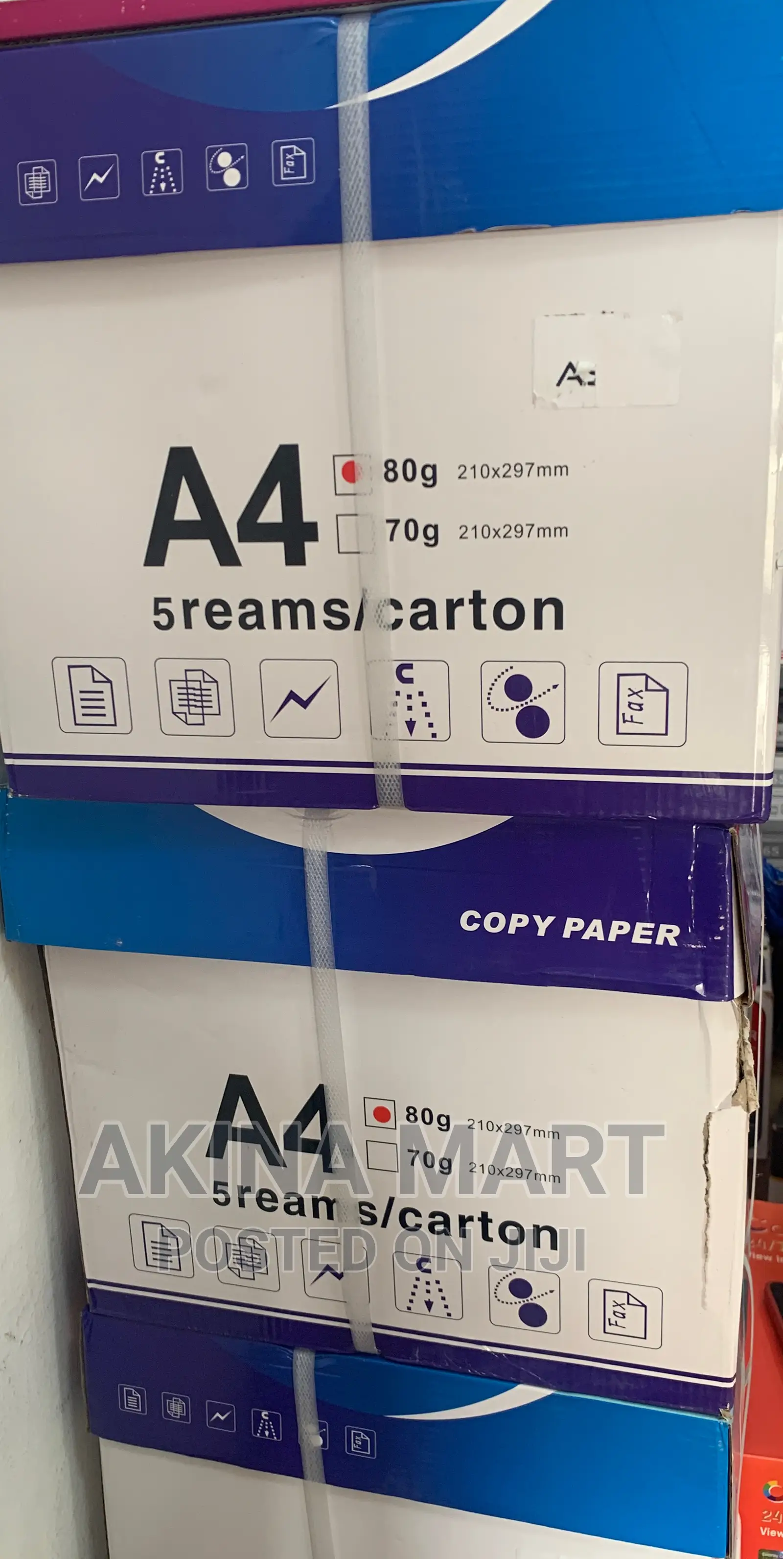 A4 Paper 80g 5reams Carton