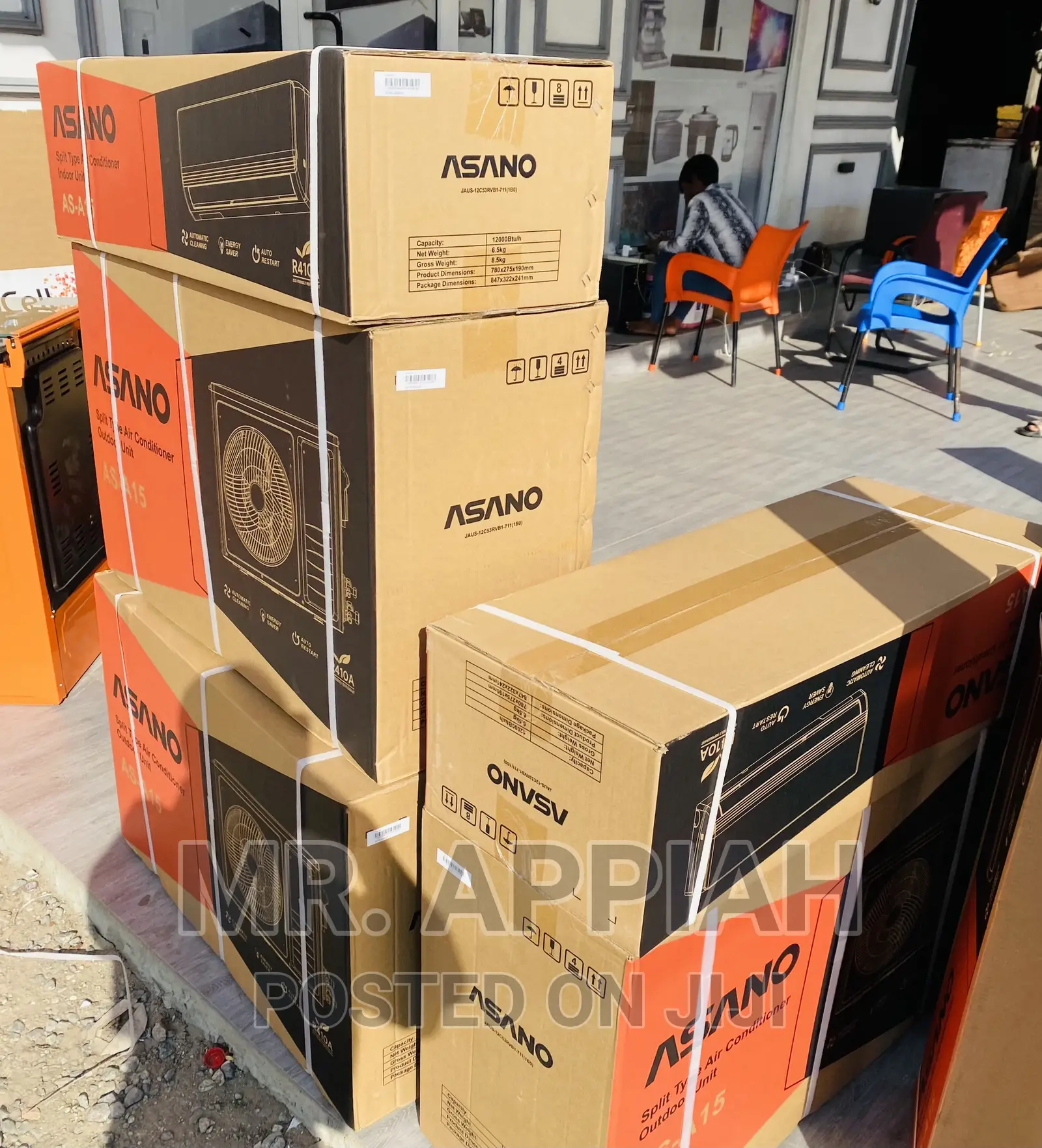 Latest,Reliable and Affordable Asano 1.5HP R410 Ac(White).