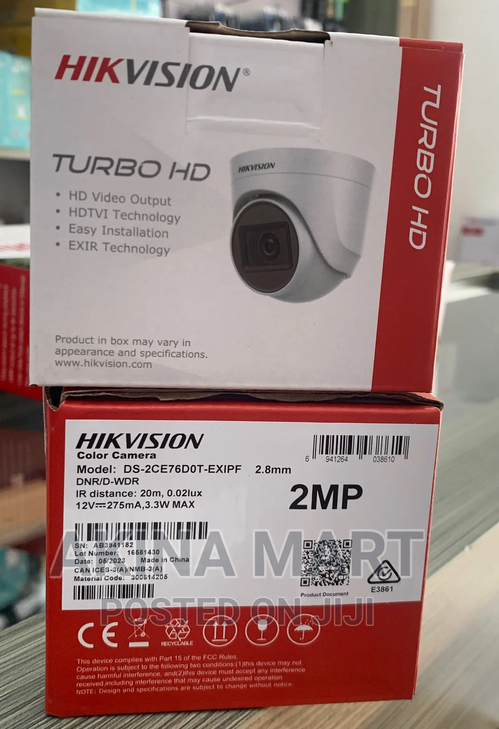 Hikvision 2mp Analog Camera (1080p)Ds-2ce76dot-Exipf