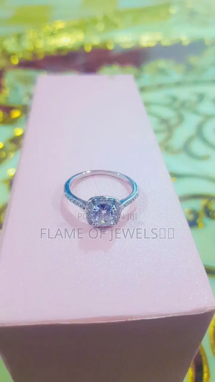 Silver Square Promise Ring