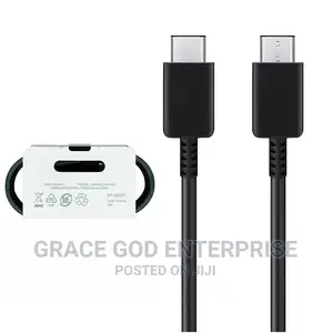 Original Samsung Fast Type C- C Cable 5A