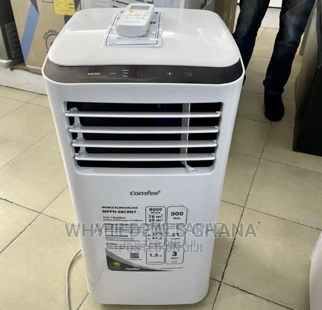 Comfee 7000BTU 3-in-1 Portable Air-Conditioner-Voice REMOTE