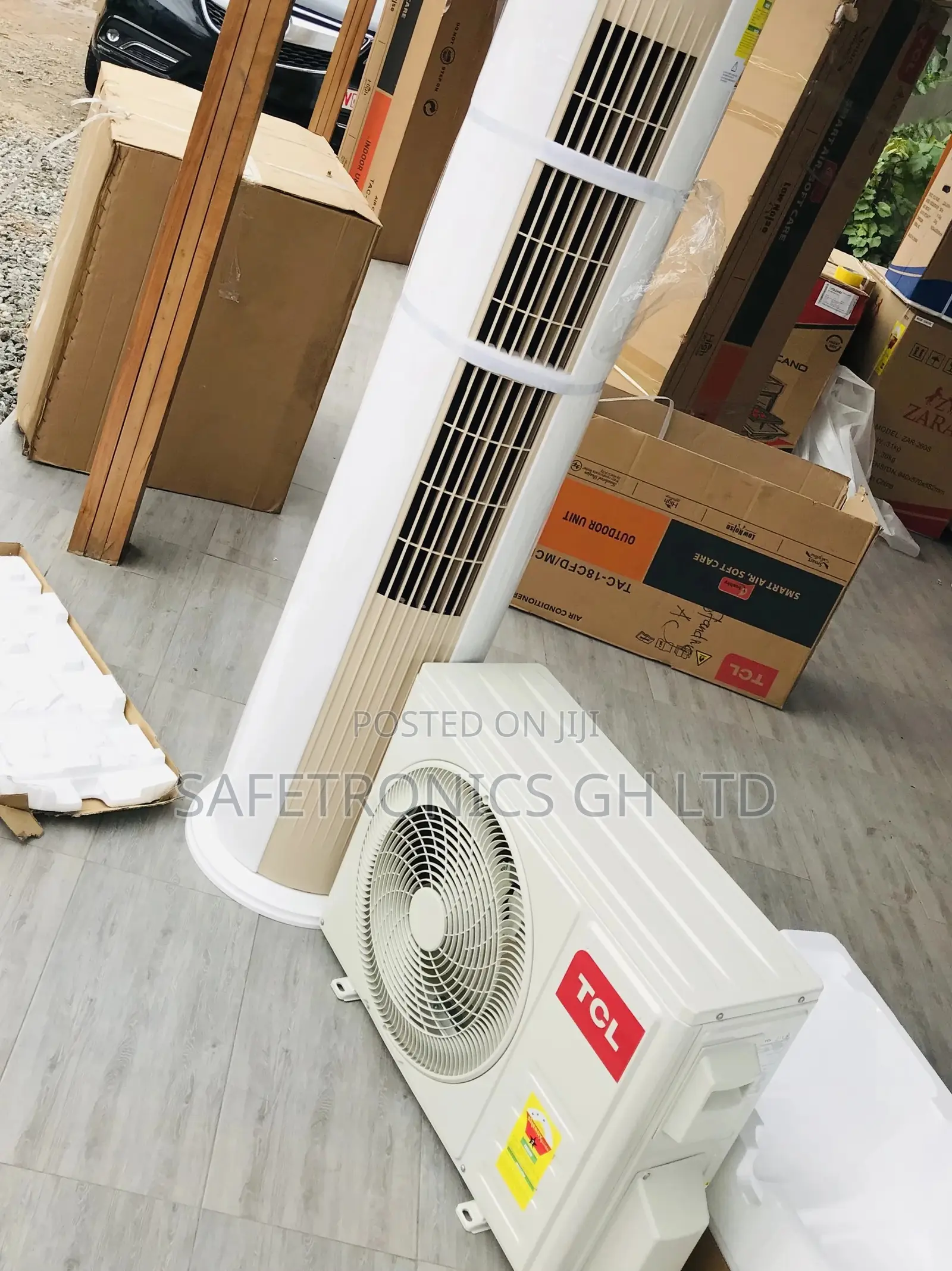 White TCL 2.5hp Split Gas Standing Airconditioner 