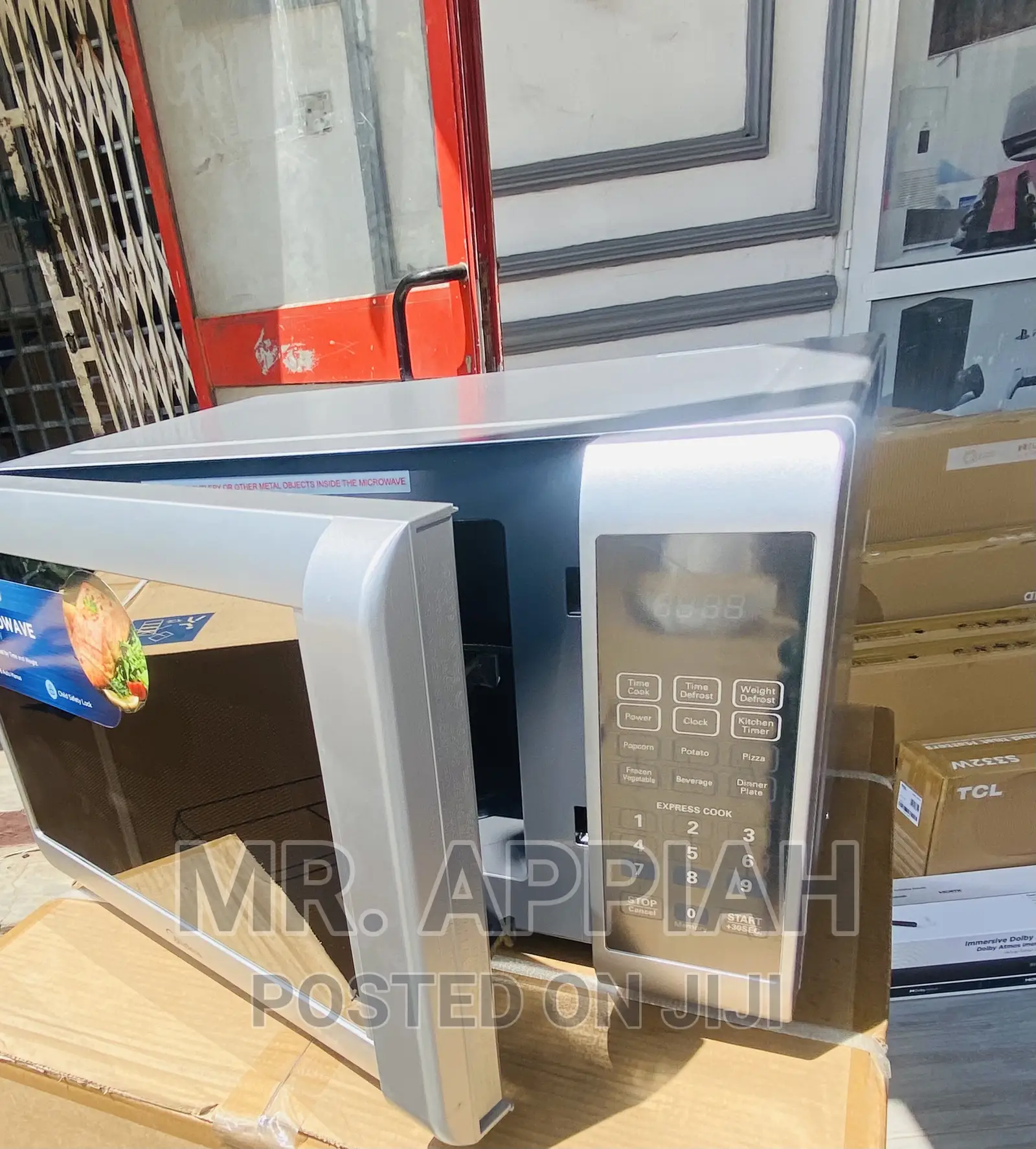 Shop Reliable Midea EM928ETB Countertop Microwave(Silver)