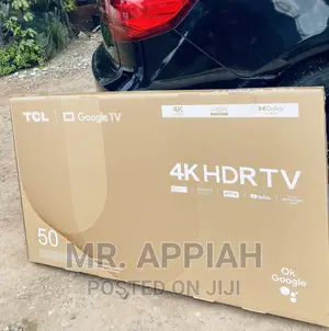 (50P635)TCL 50 Inch Basic Black HDR Google Led Tv 