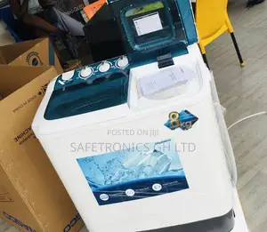 Grab Washingmachine Nasco 8kg Topload Semiautomatic White