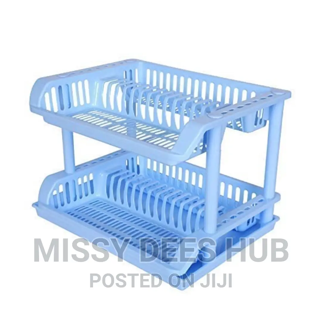 2 Tier Plastic Dish Rack