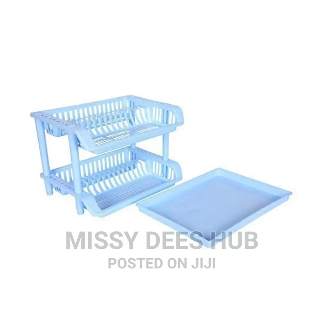 2 Tier Plastic Dish Rack