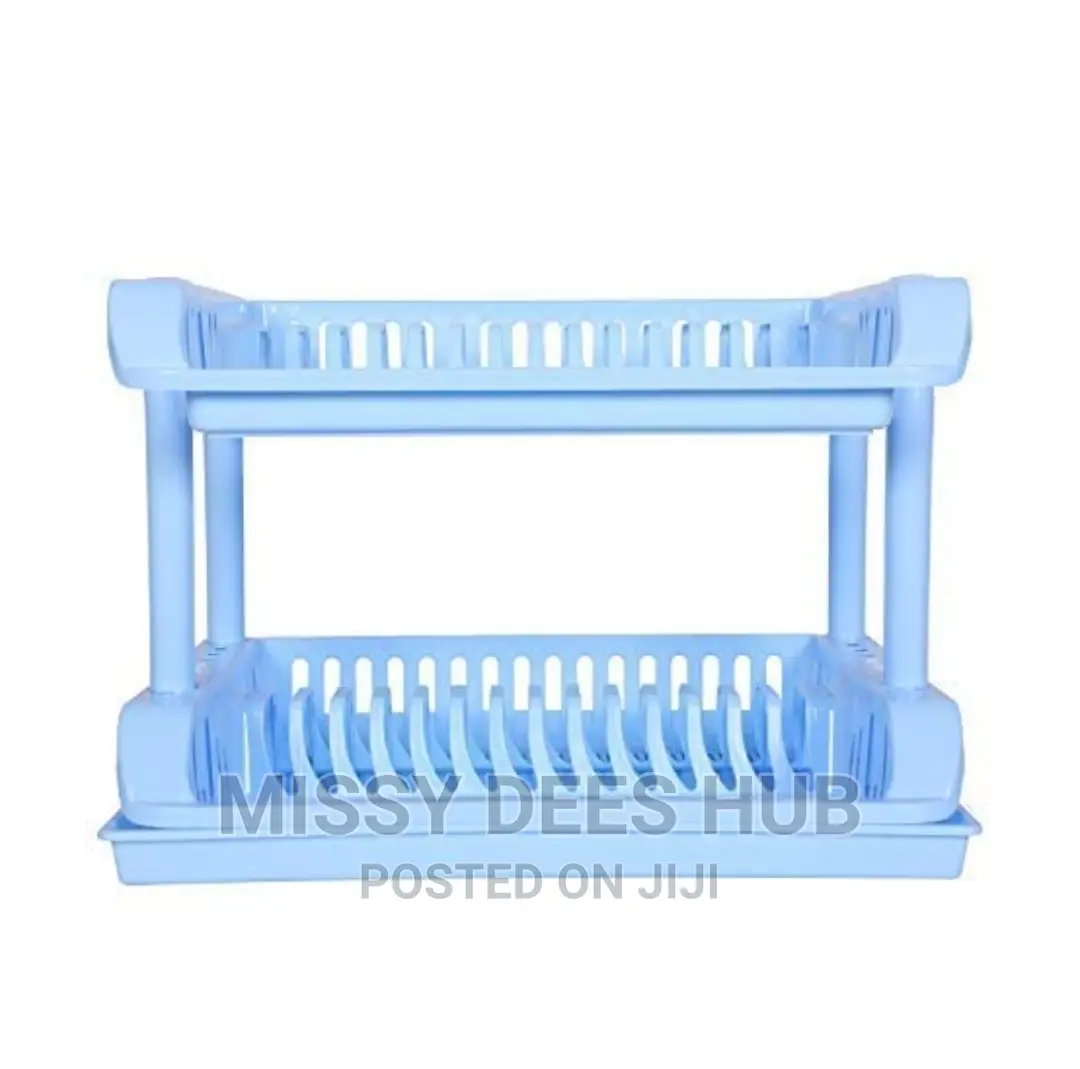 2 Tier Plastic Dish Rack