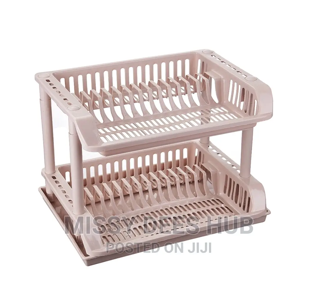 2 Tier Plastic Dish Rack