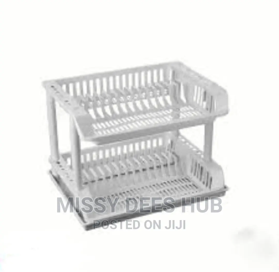 2 Tier Plastic Dish Rack