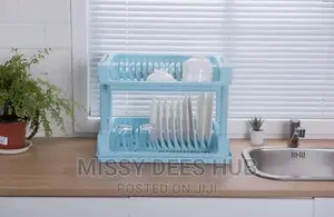 2 Tier Plastic Dish Rack