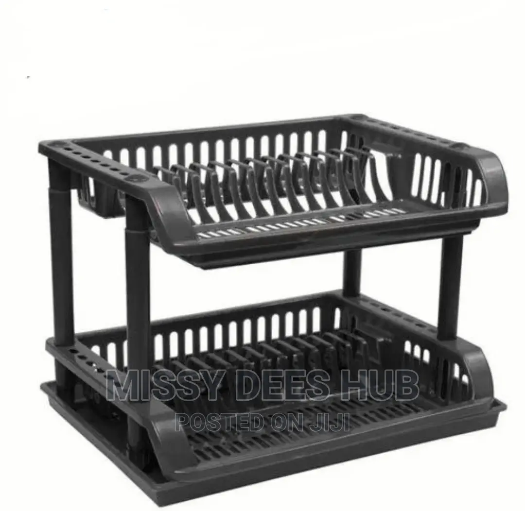2 Tier Plastic Dish Rack