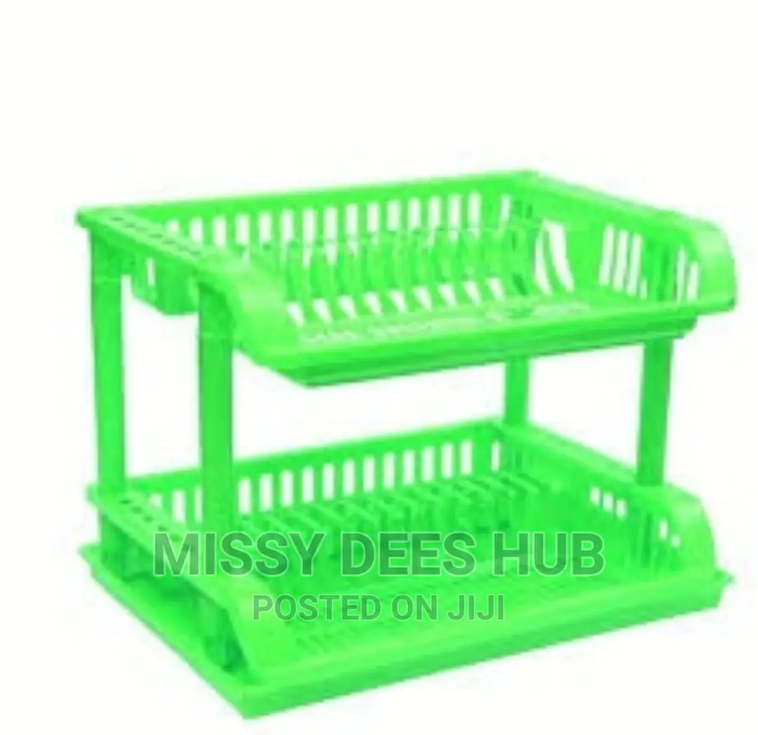 2 Tier Plastic Dish Rack