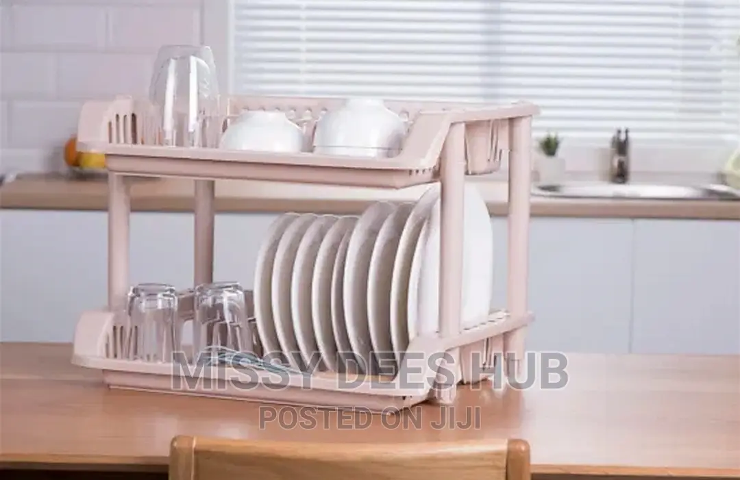 2 Tier Plastic Dish Rack