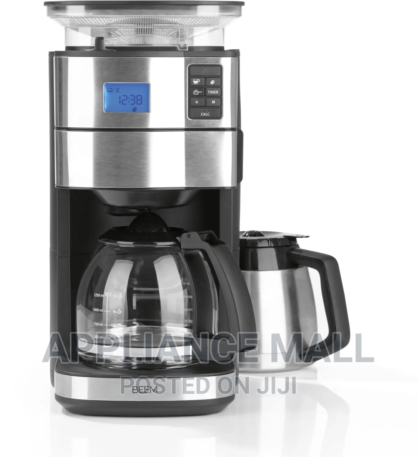 Coffee Maker/Grinder With Thermo Flask