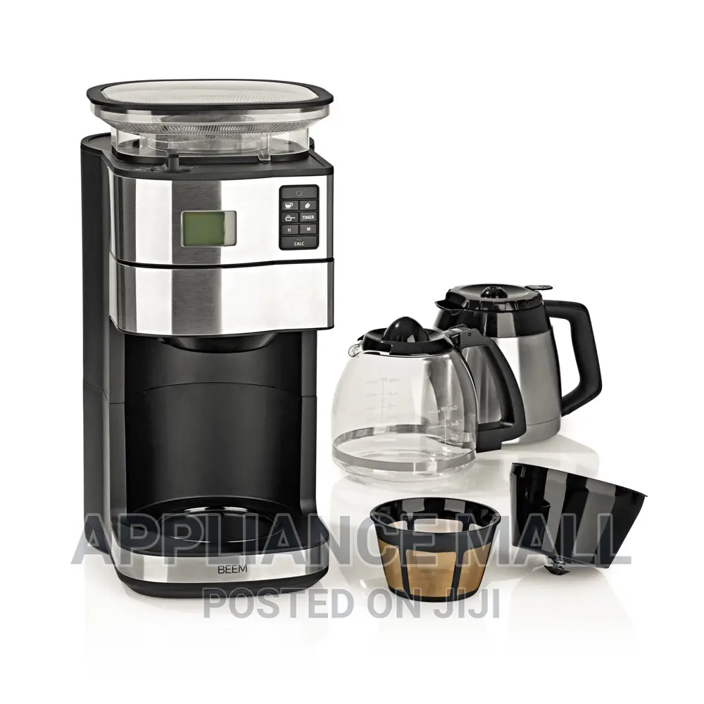Coffee Maker/Grinder With Thermo Flask