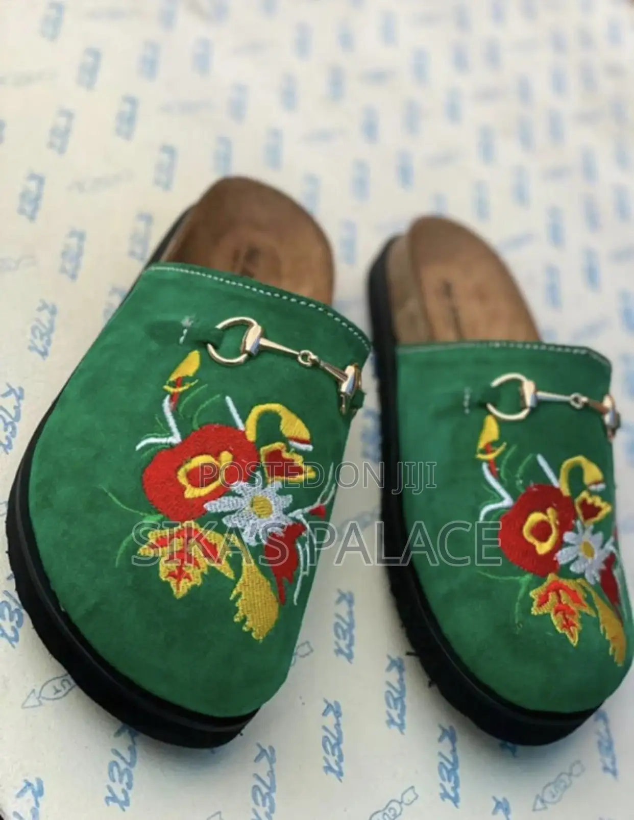 Green Half Shoe