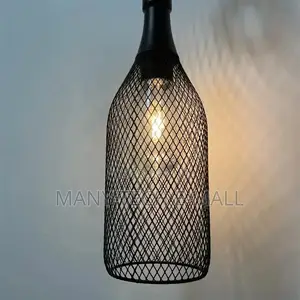 Single Crafty Bottle Net Pendant Light