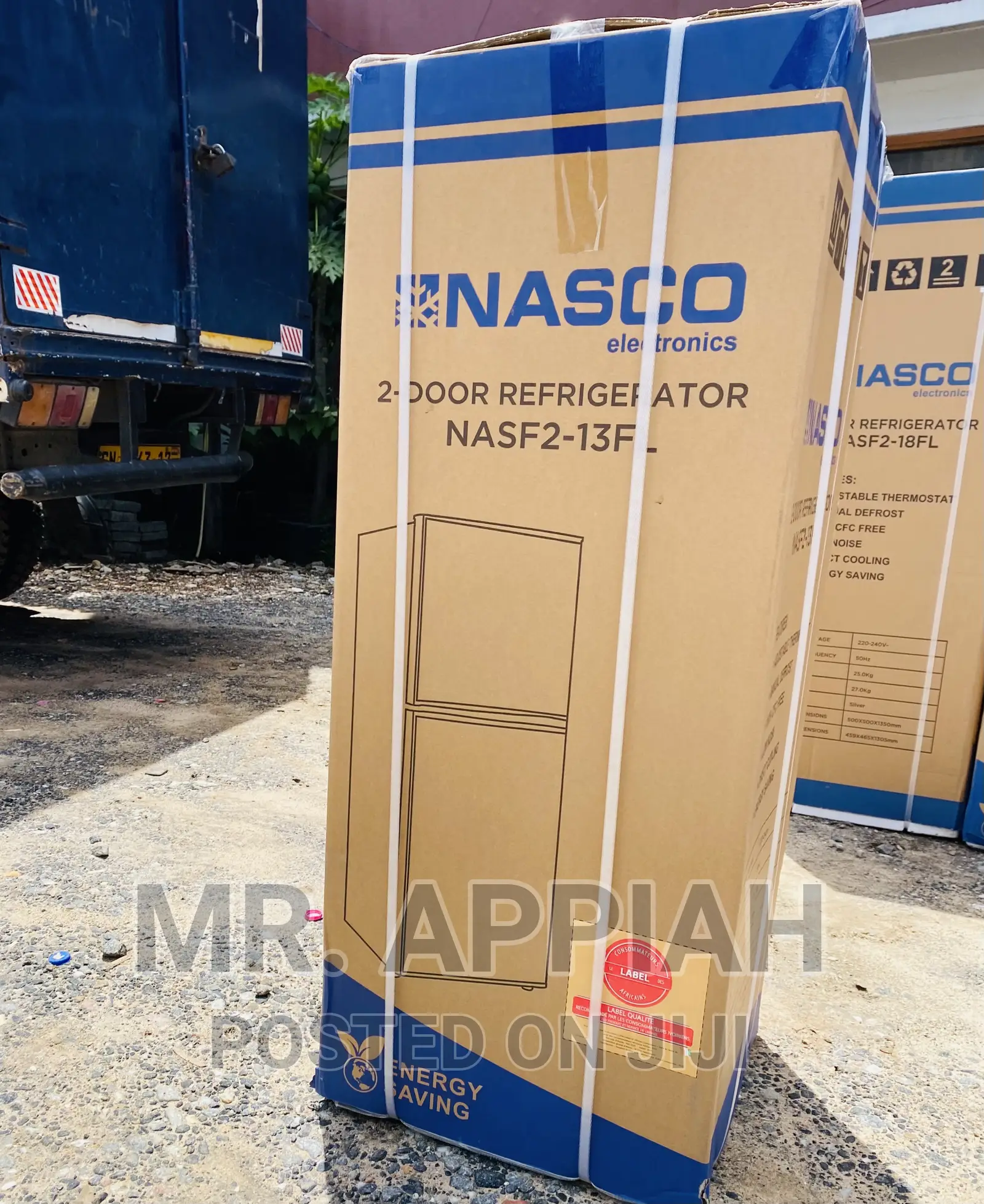Super Chilling Nasco (Nasdf2-13 FL)2 Door Refrigerator