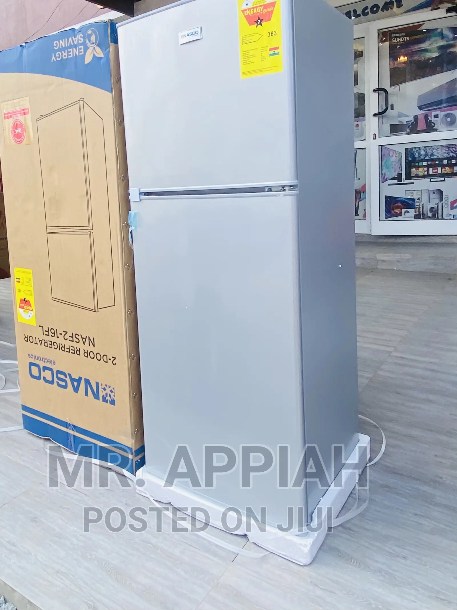 Shop Authentic Nasco Double Door Fridge(Nascof2-16fl)Silver