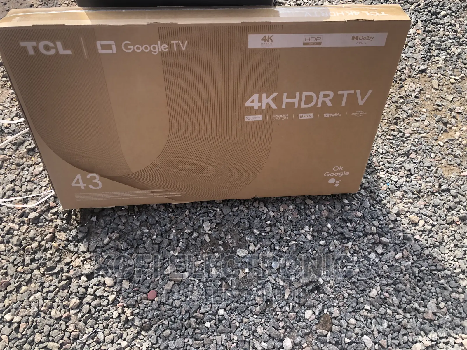 Edgeless Design TCL 43′′ Smart Android HDR Google TV