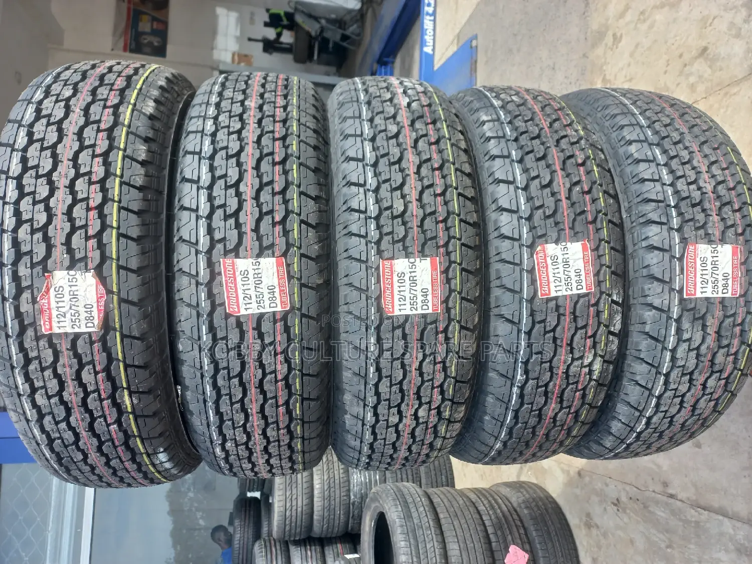 Original Bridgestone 255/70 R15 Tyres Available