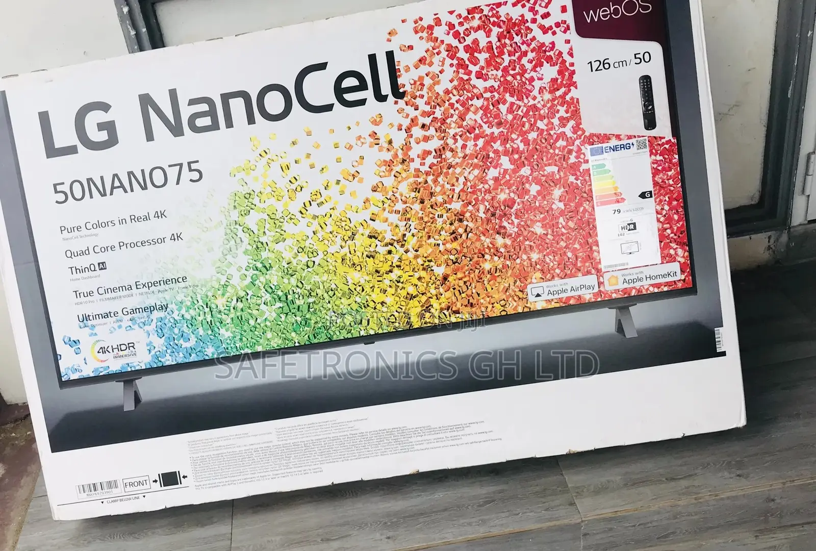 50 Inches Glossy LED Nanocell UHD Nano75 Smart Lg Tv