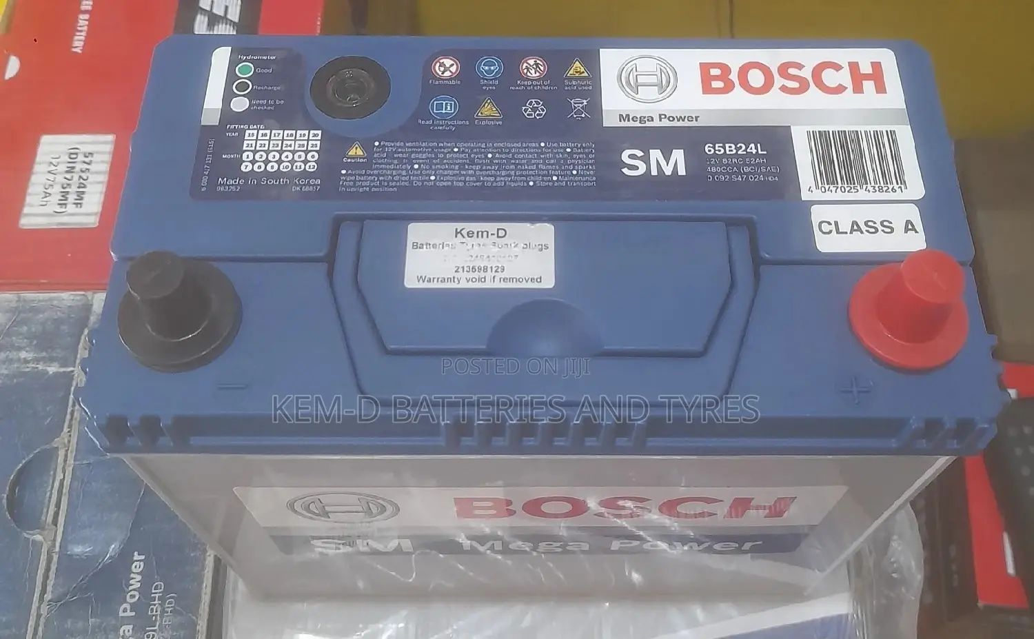 Brand New Original Honda Battery - Bosch Battery