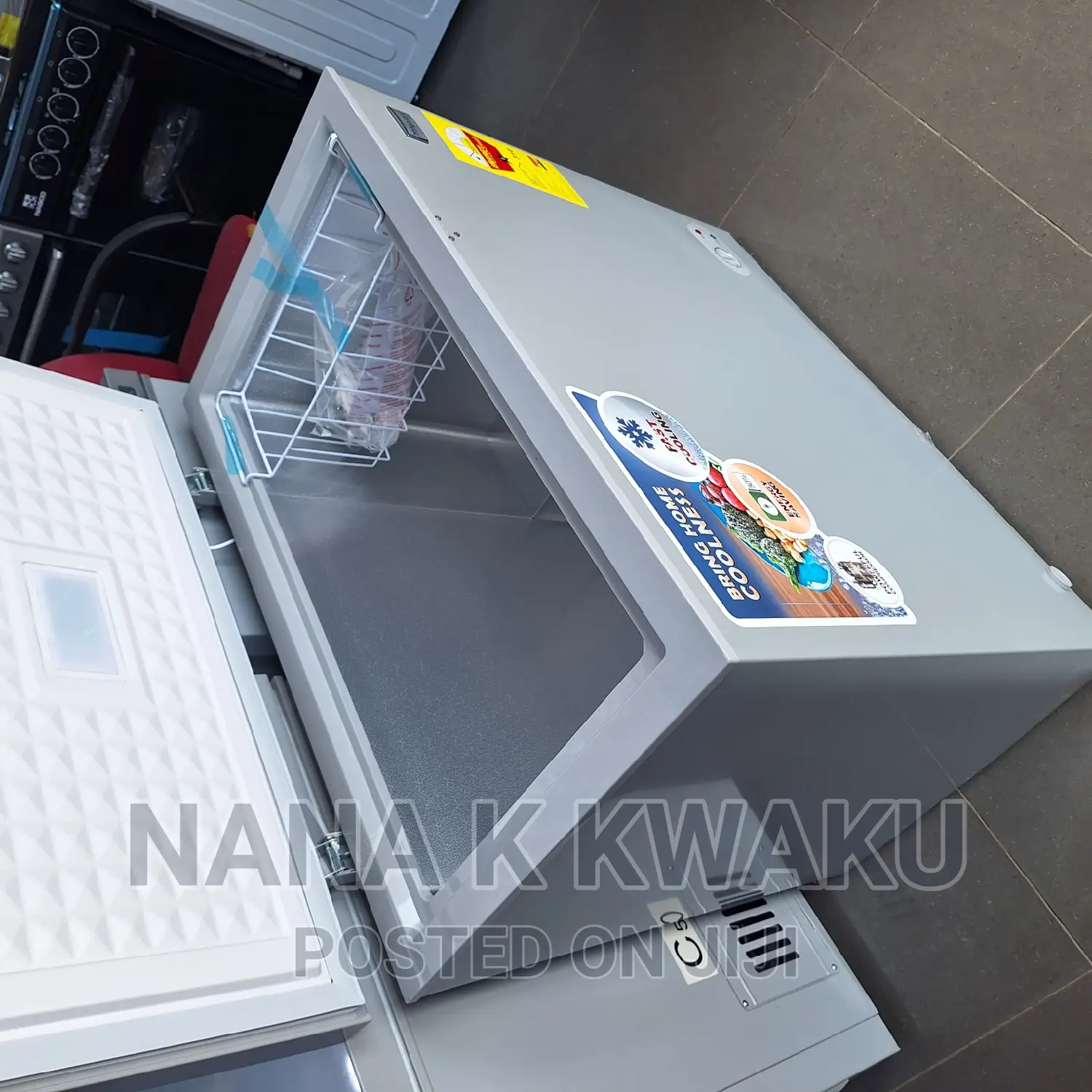 Silver_nasco 200litres Chest Freezer