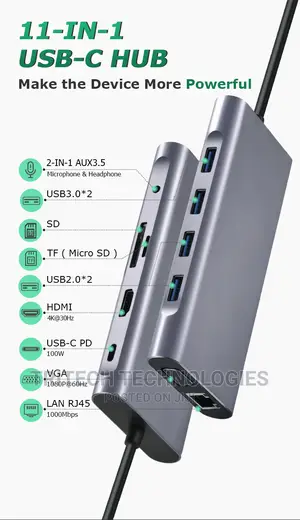 TYPE-C 11 in 1 HUB